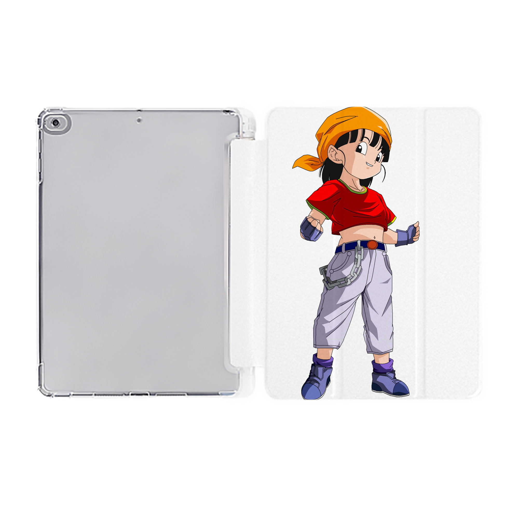 （画像用） ドラゴンボール パン DRAGON BALL Pan IPad ケース ペン収納付き 三つ折りスタンド PUレザー×シリコン 対応機種9.5/10.5/10.9インチ